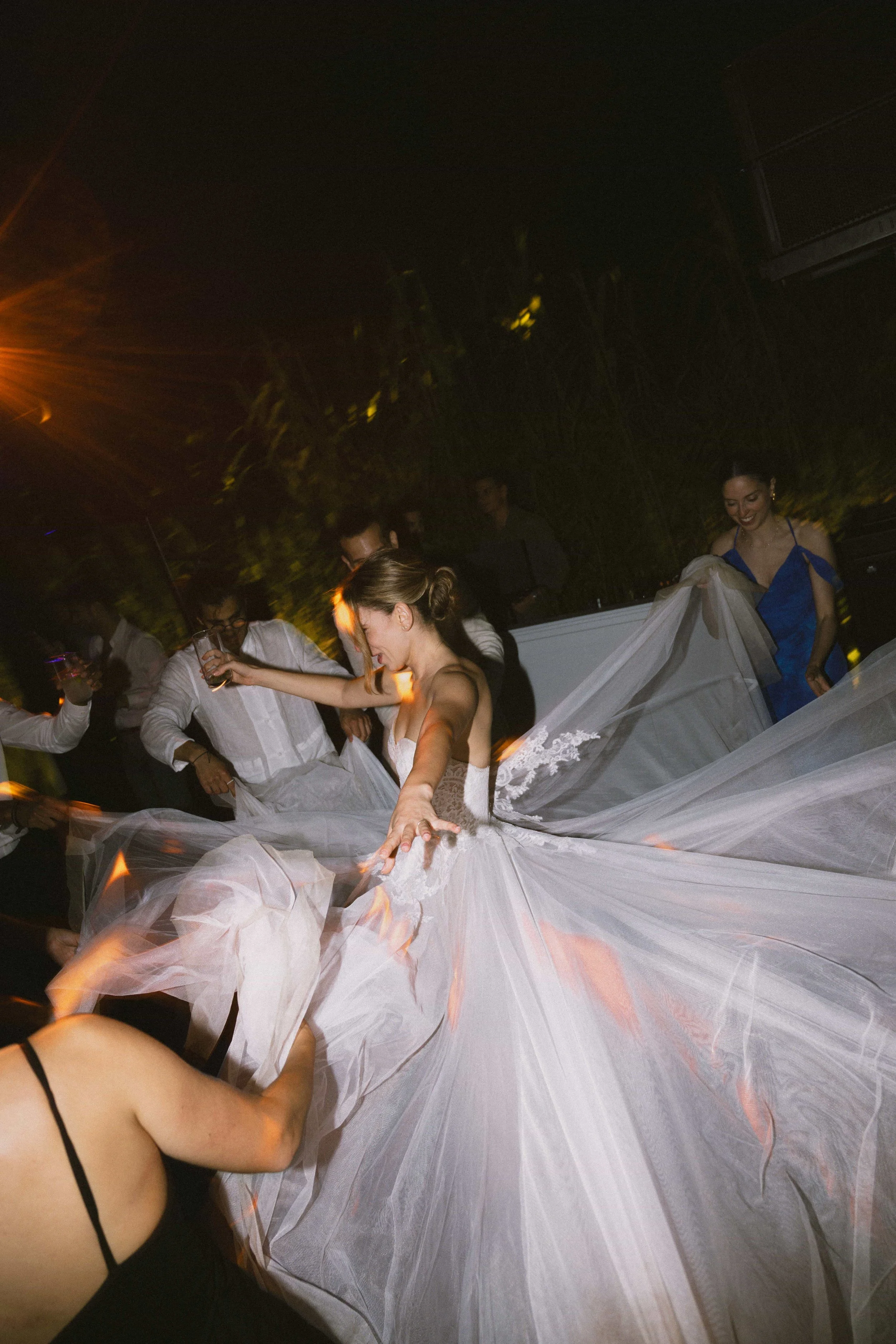 bride dress dancing 