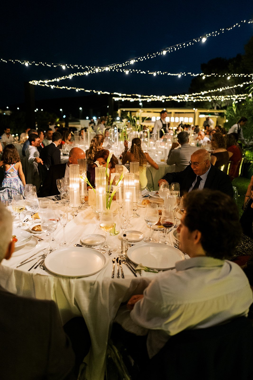 beautiful wedding lighting 