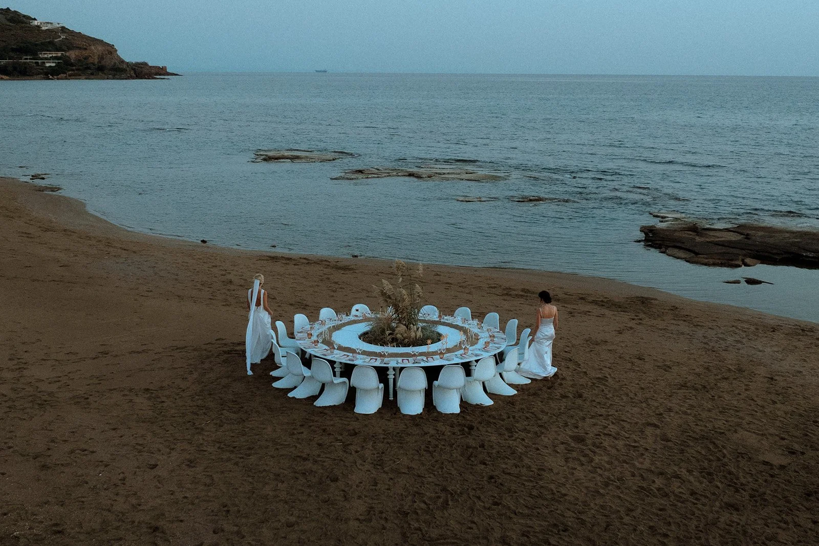 wedding on the greek beach 