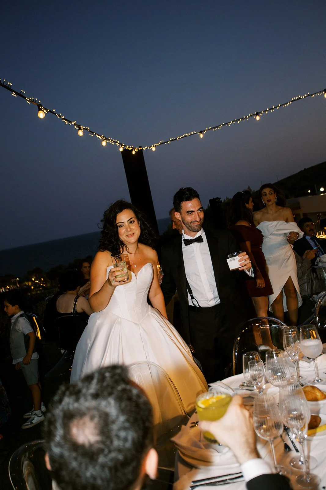couple doing their speech 