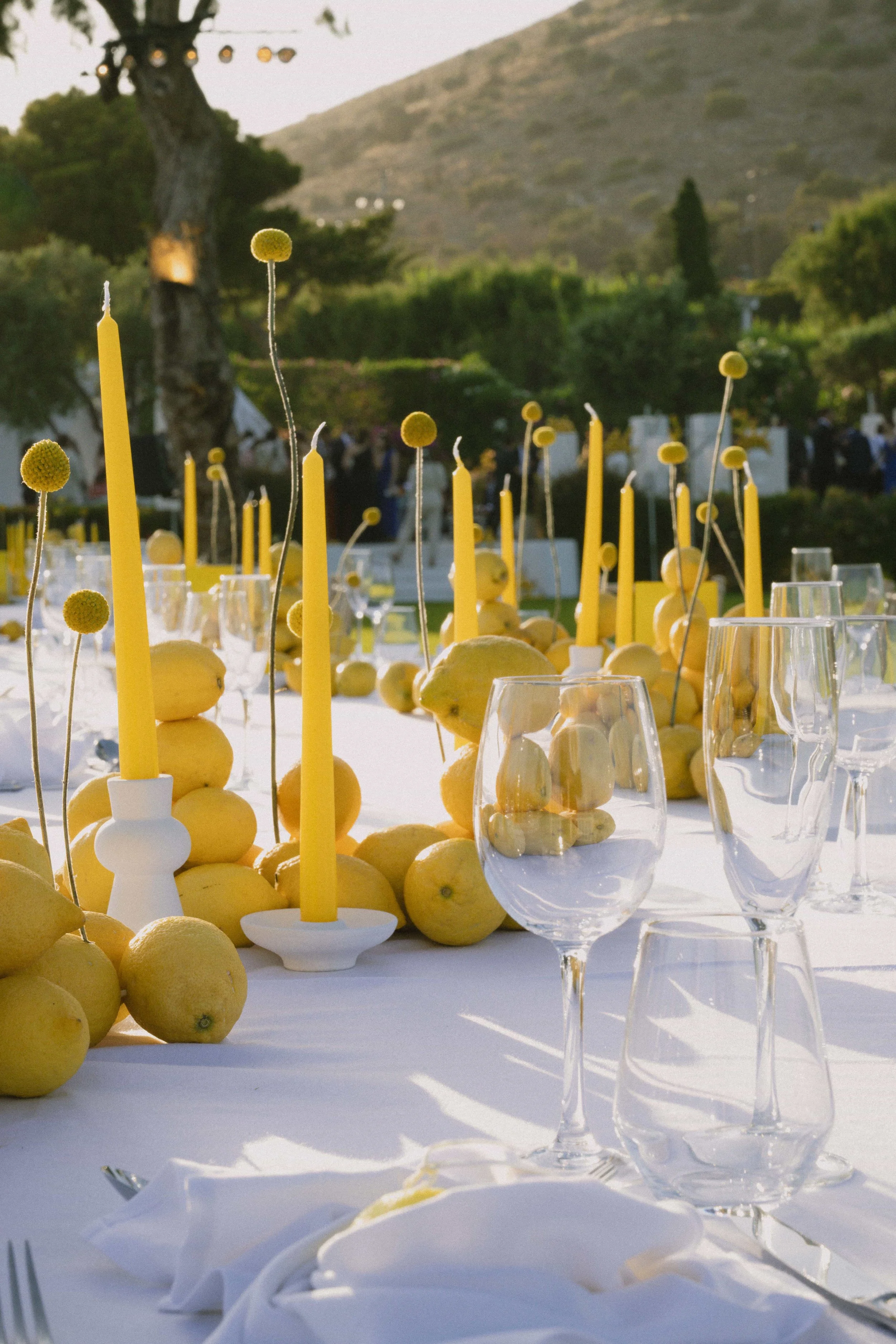 lemon wedding decoration