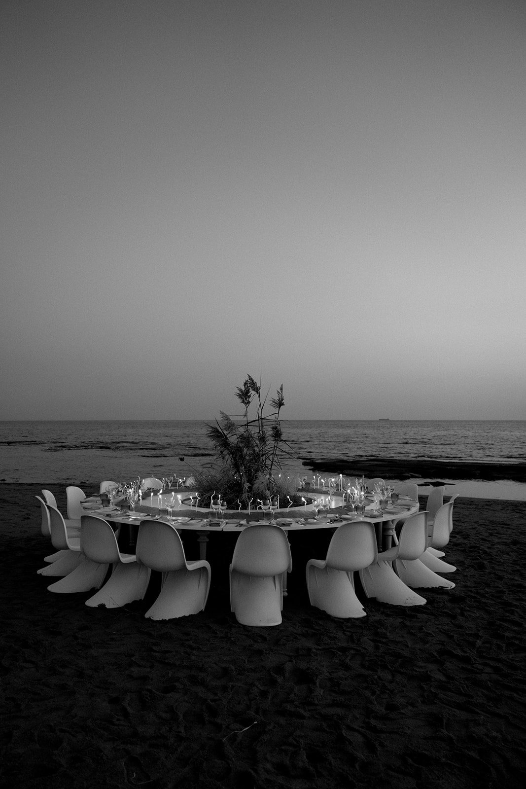 black and white styled shoot photograph 