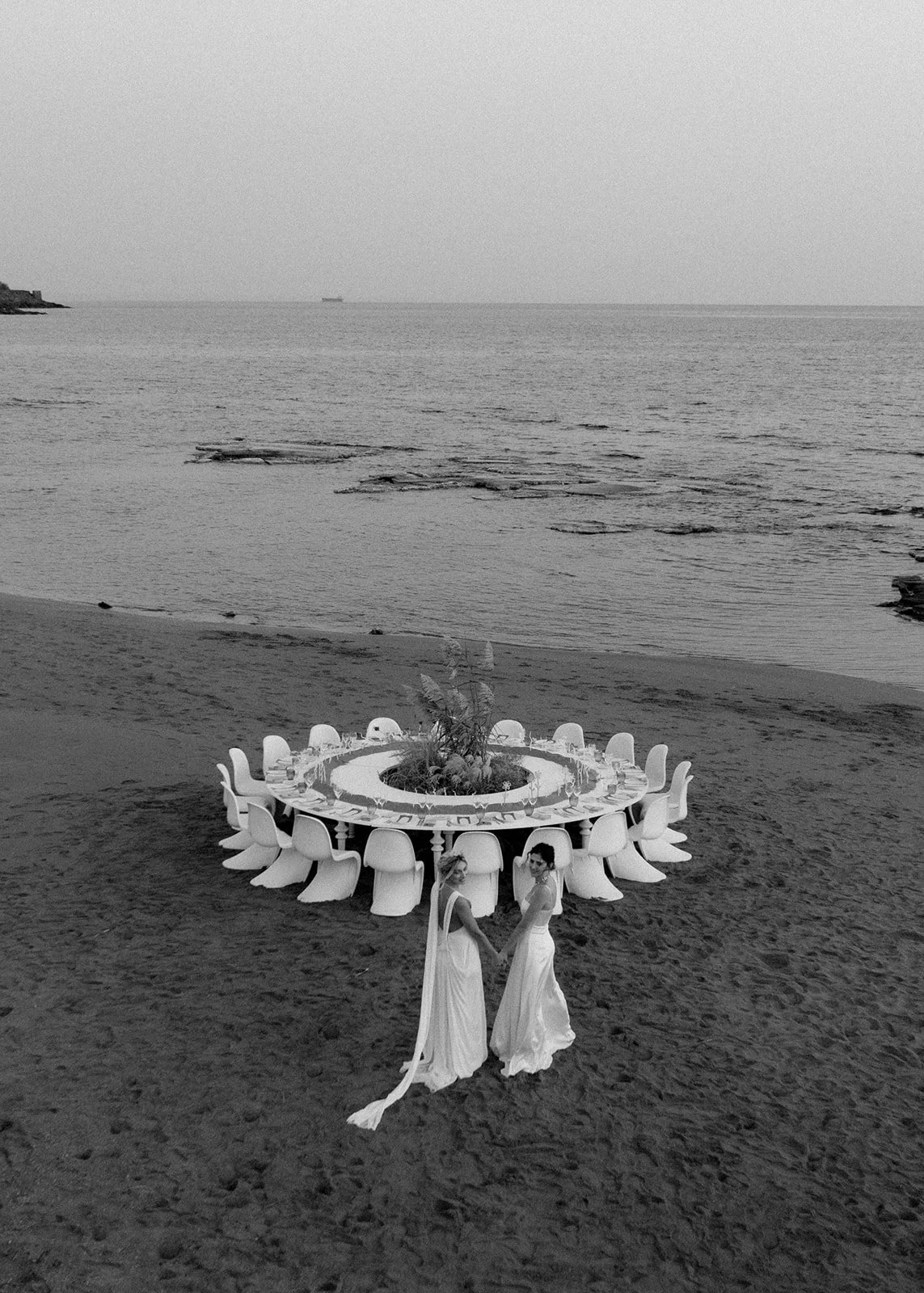 lgbtq wedding on the beach 2 brides