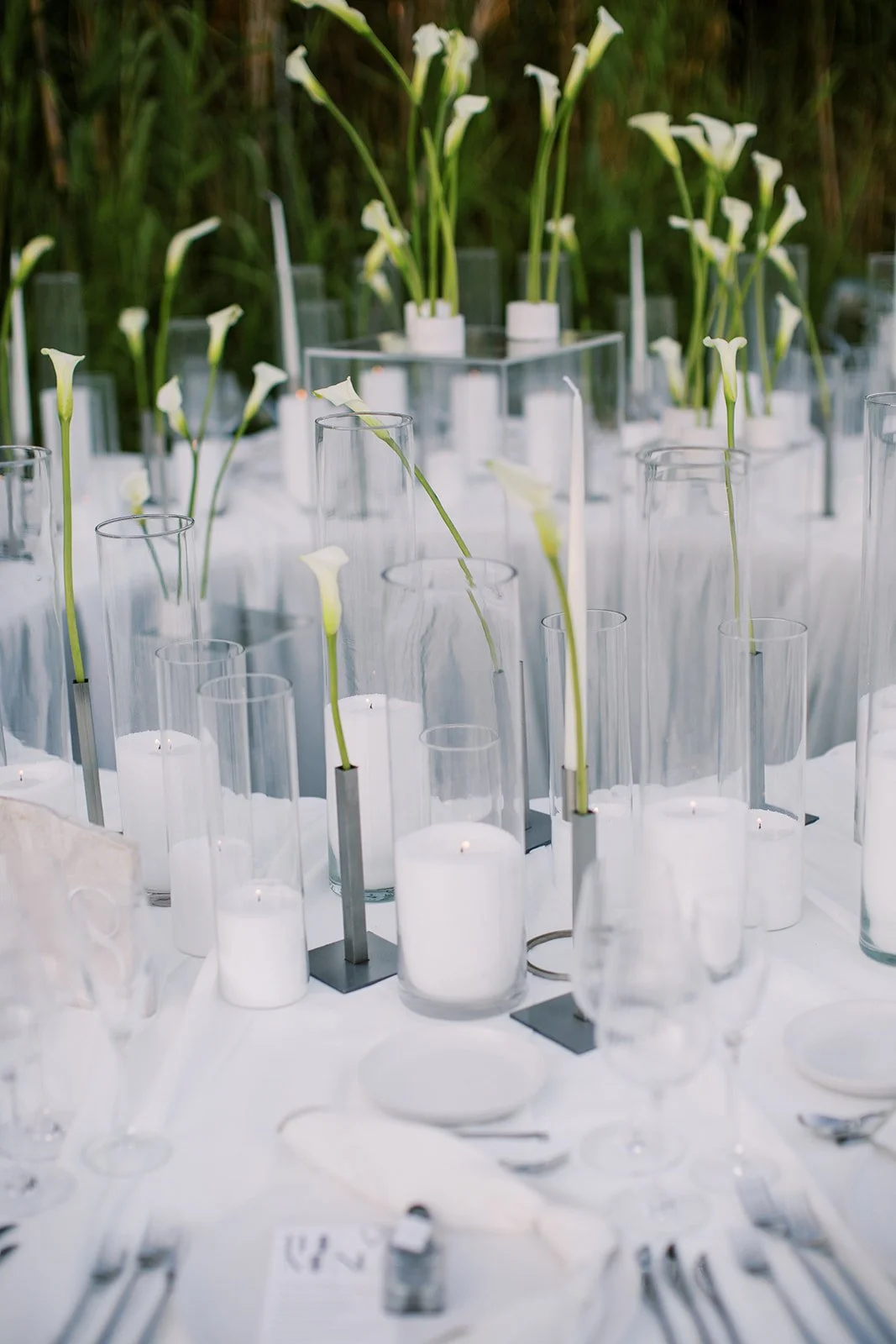 modern wedding table design 