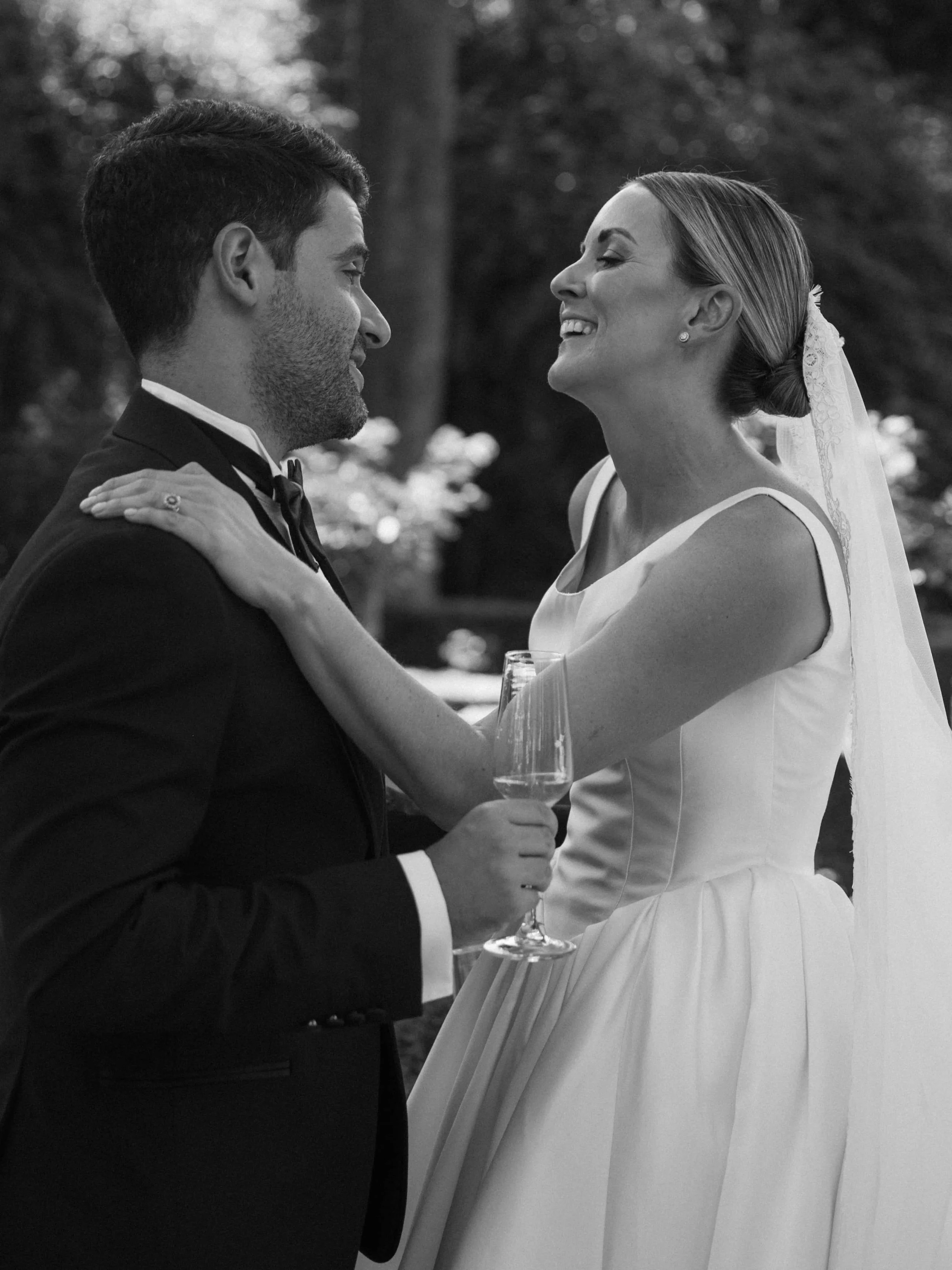 Emotional black and white couple picture 