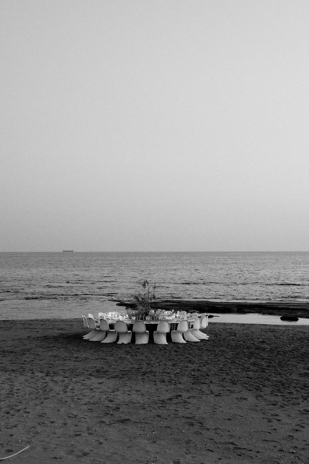 black and white styled shoot picture 