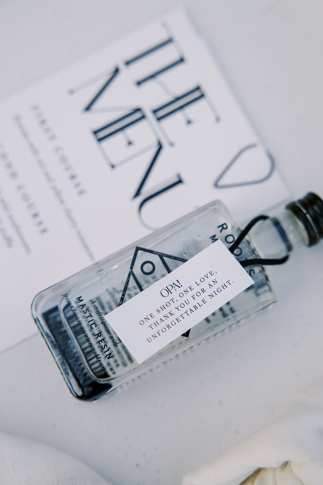 mastic wedding favor 