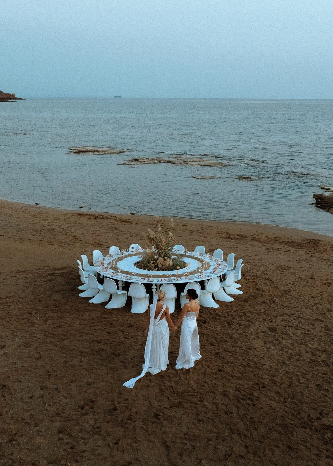 lgbtq wedding on the beach