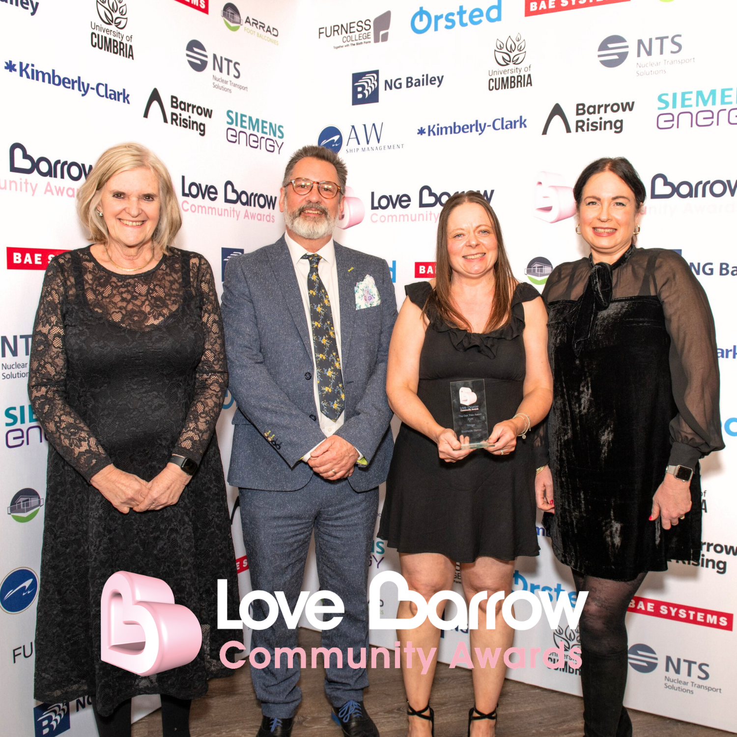 2026 Oak Tree Award  Winner Booktastic with Sponsor  University of Cumbria Brain Henderson