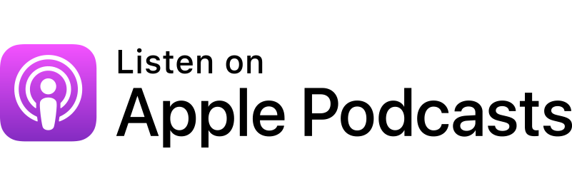 Apple Podcast Logo with clickable link