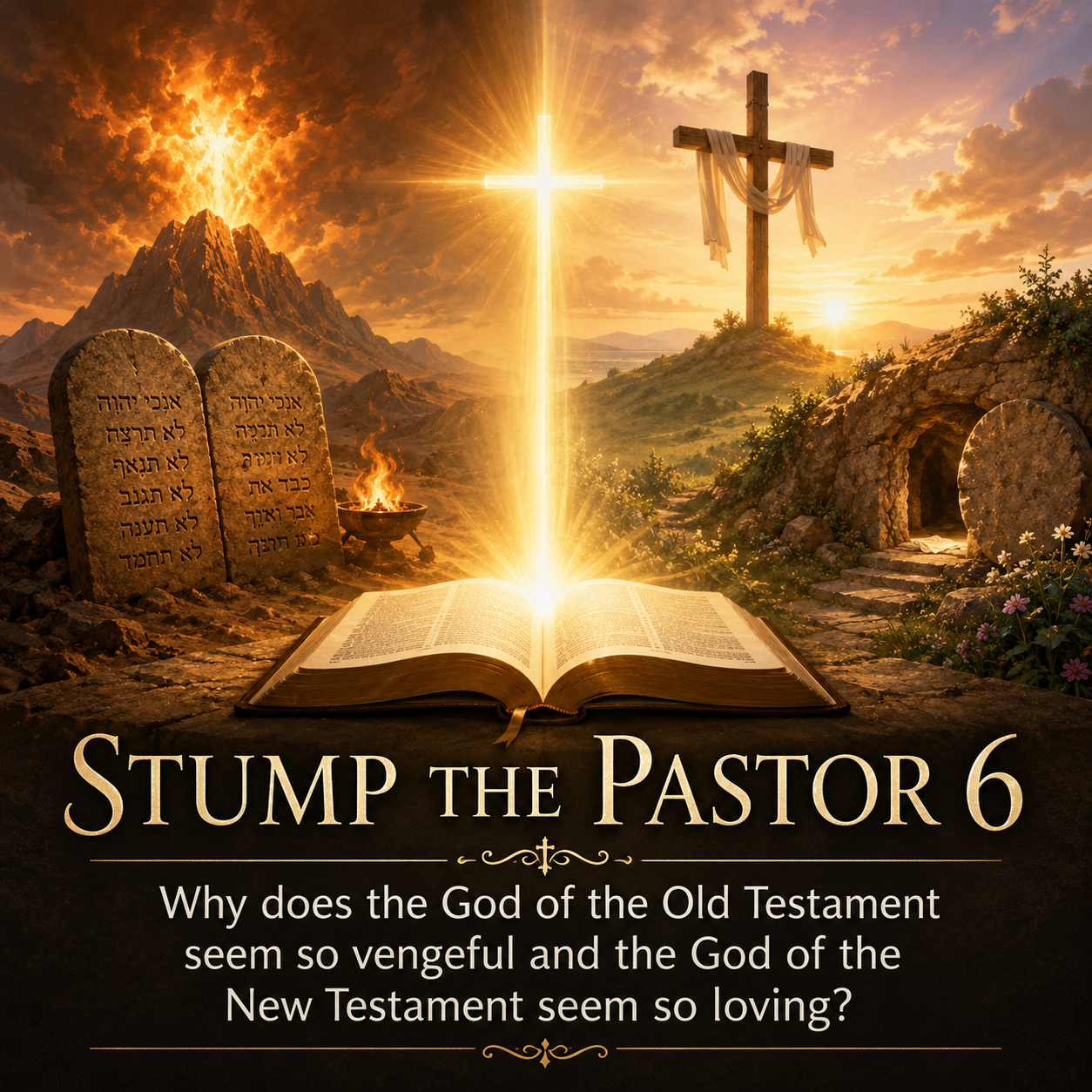 Stump the Pastor #6: Why Does the God of the Old Testament Seem So Vengeful and the God of the New Testament seem So Loving?