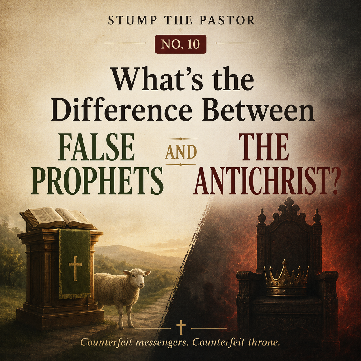 Stump the Pastor #10: What's the Difference Between False Prophets and the Antichrist?