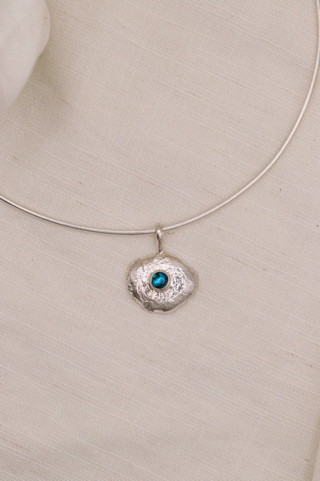 Abalone Coin Necklace