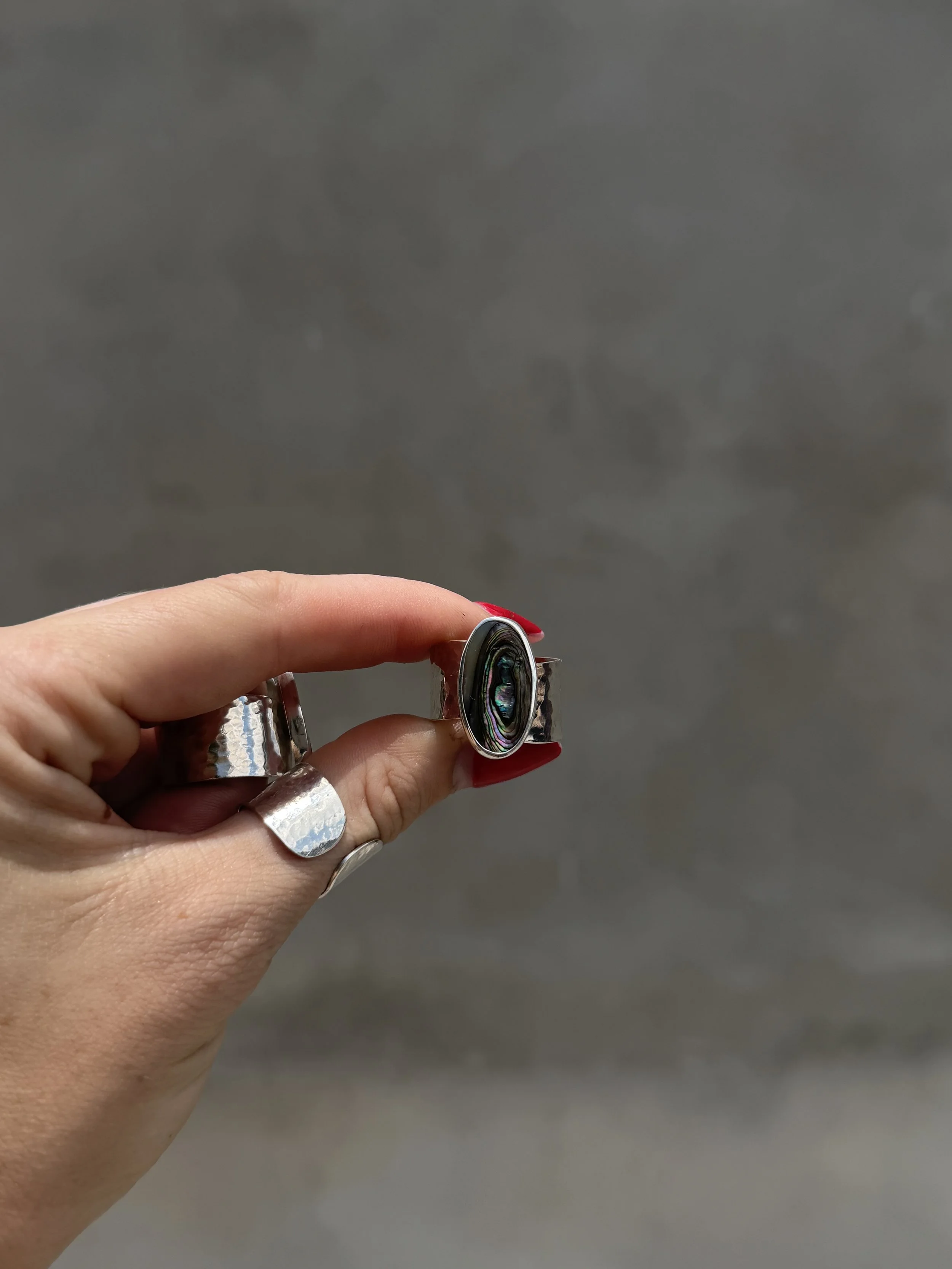 Abalone Shell Ring - SZ 9.5