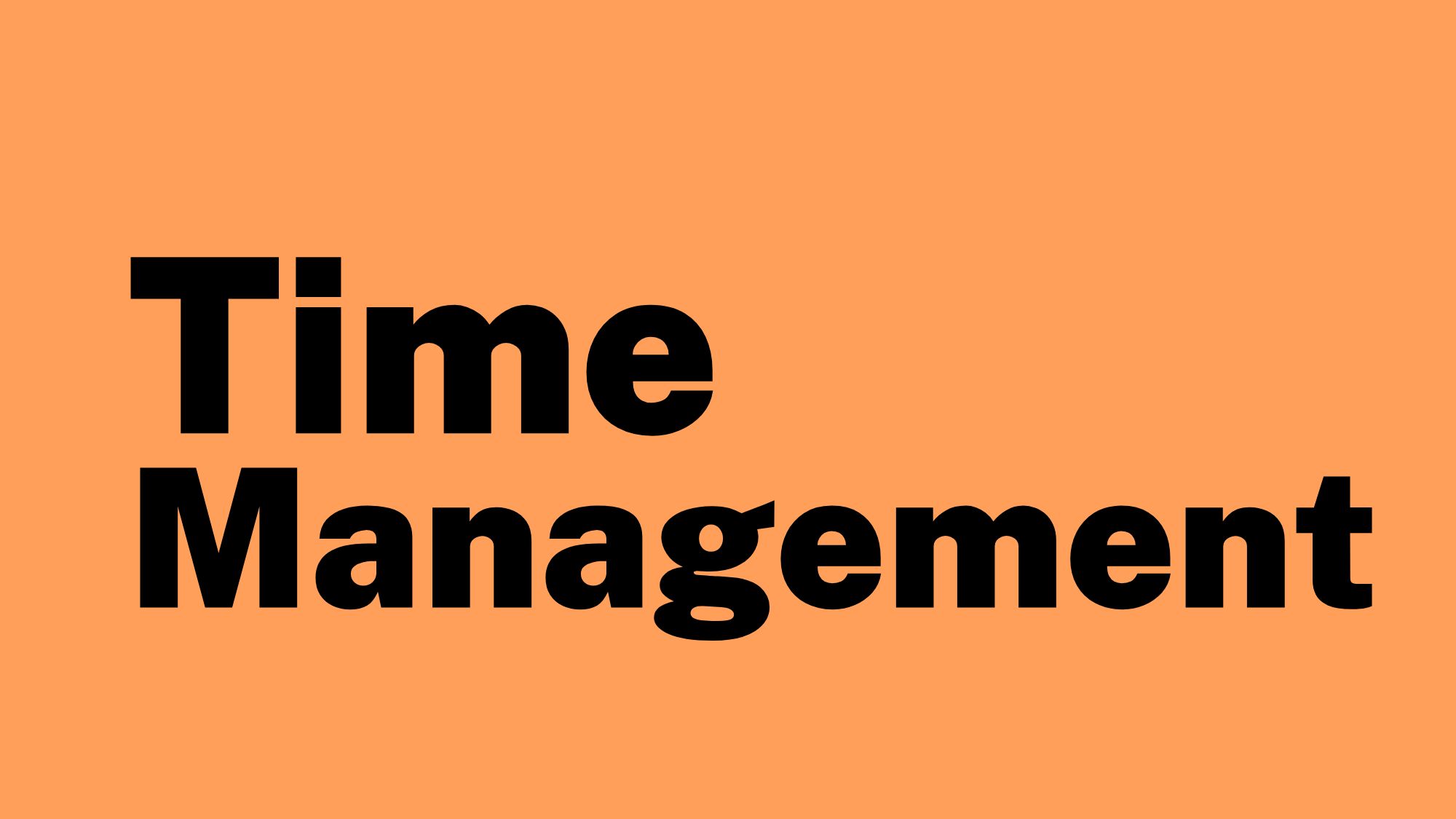 Develop your own rhythms and tools to organize the 24 hours in a day – and night.