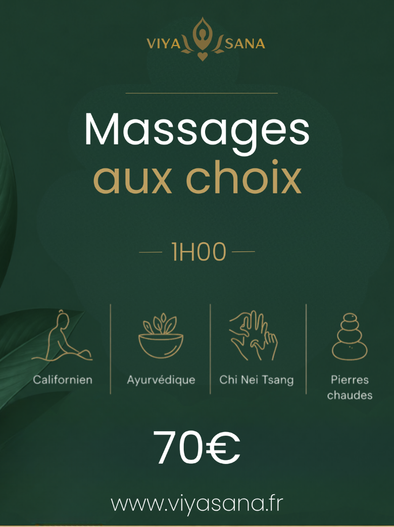 Massages aux choix - 1h00