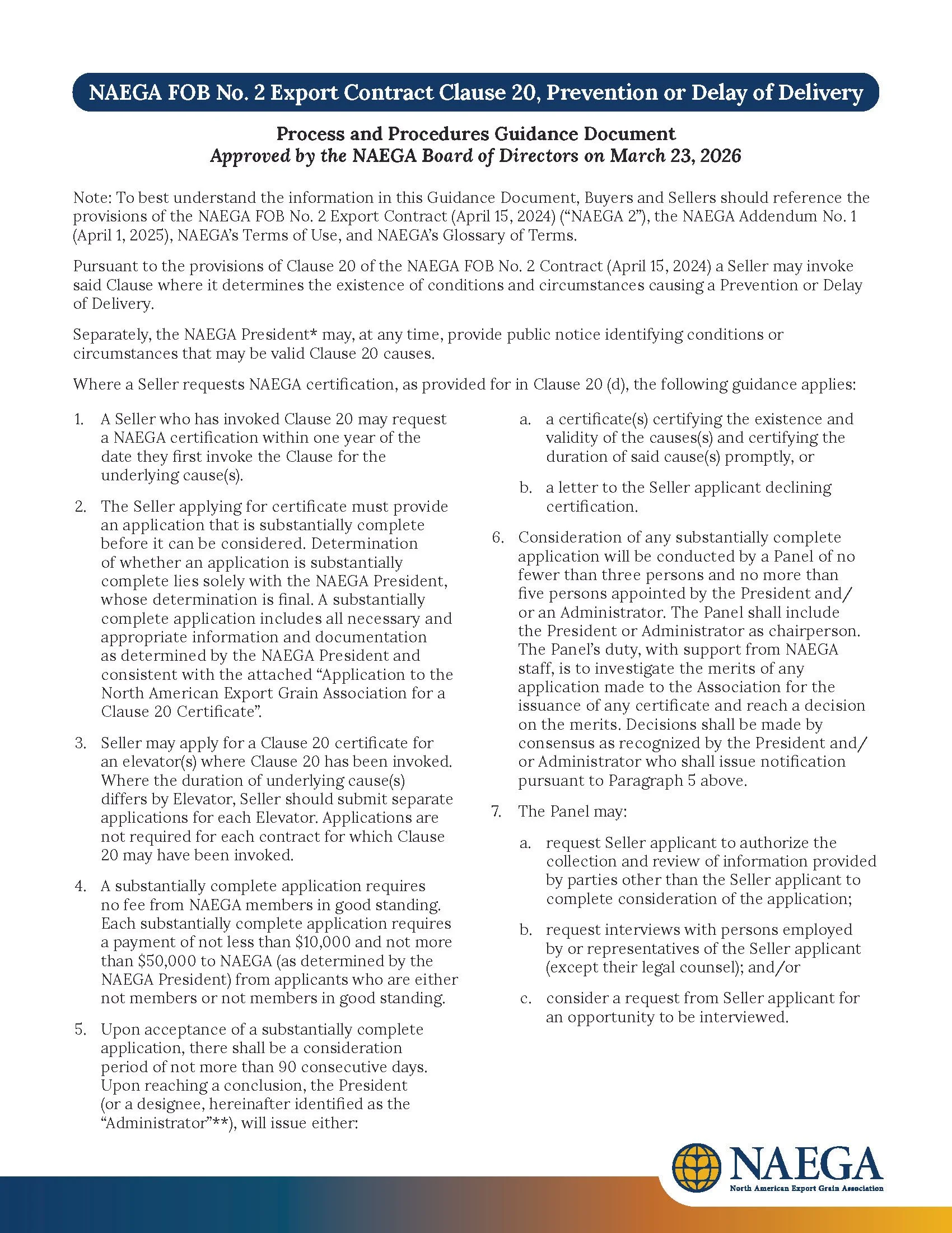 Clause 20 Guidance Page 1 Image