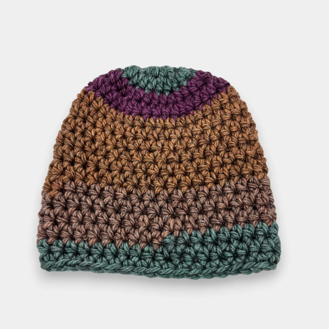 Earth Tone Beanie Hat