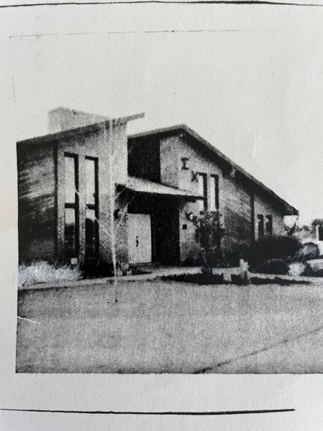 16 Greek Circle — Sigma Chi takes its place on the row.