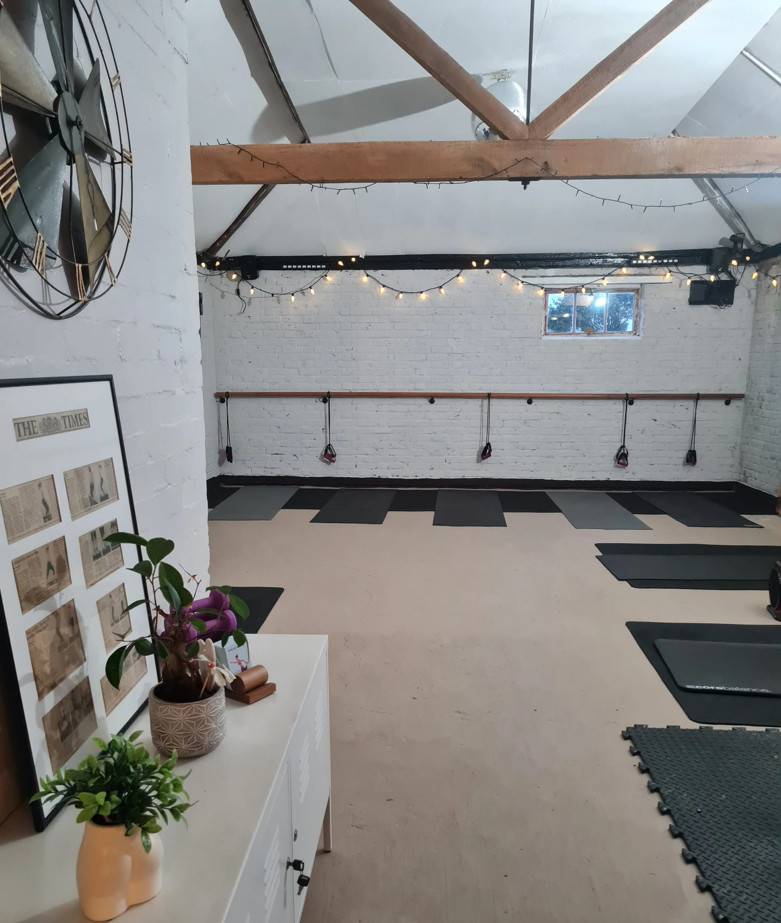 This is my studio - after lock down I returned the garage back to it's original games room and my lovely hubby and I transformed an old barn into my new studio