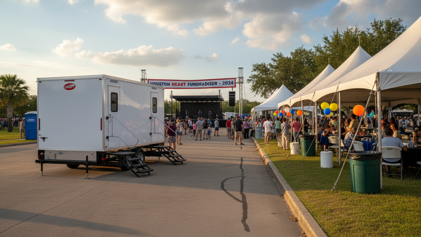 Restroom Trailer Rentals Houston