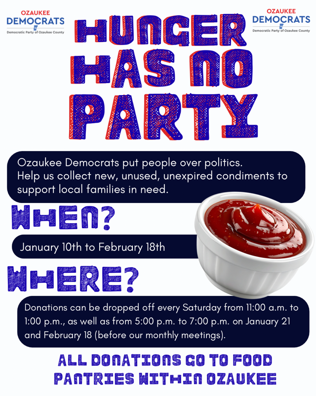 Launch of OzDems Food Drive