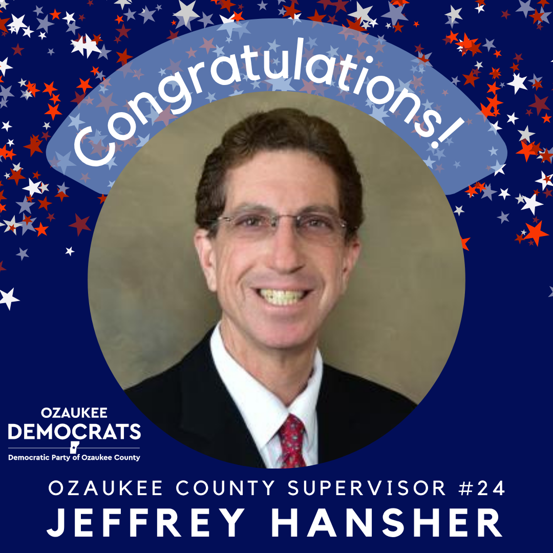 Jeff Hansher, Ozaukee County Supervisor