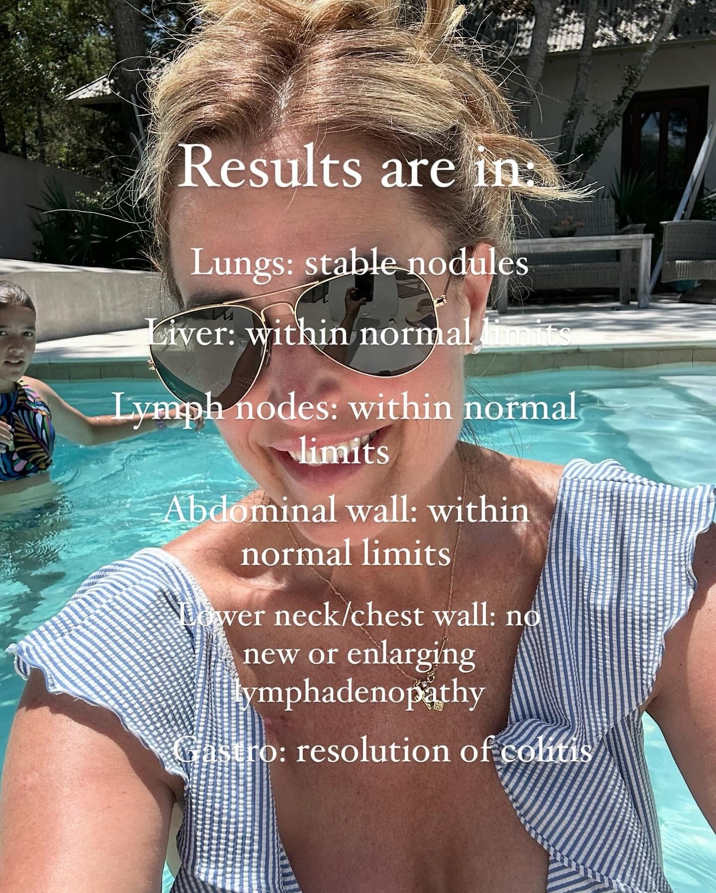 Results are in and it&rsquo;s going to be an Alive Girl Summer for @mycorduroyroad!! 🙌
_____

ALL CLEAR!! 

It honestly amazes me every time I get a clear scan. After cancer comes back once, it&rsquo;s hard to imagine it not coming back again. 

The