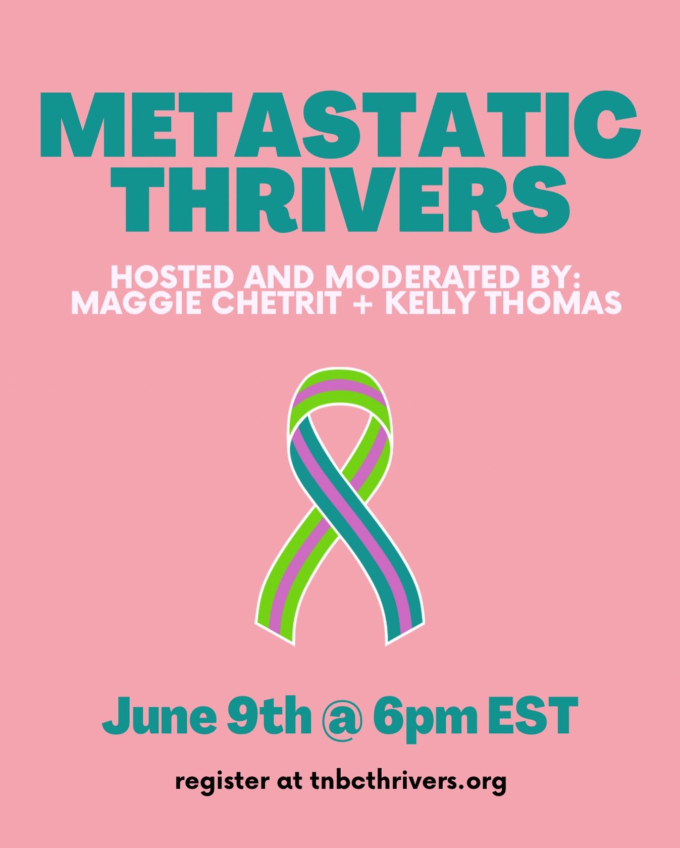 If you&rsquo;re not having fun at your metastatic support chat, you&rsquo;re going to the wrong one thriver!

Moderated by mTNBC thriver, @maggiematters and co-TNBC Thriver, @iamkellythomas, Metastatic Thrivers is a safe space led by those that under