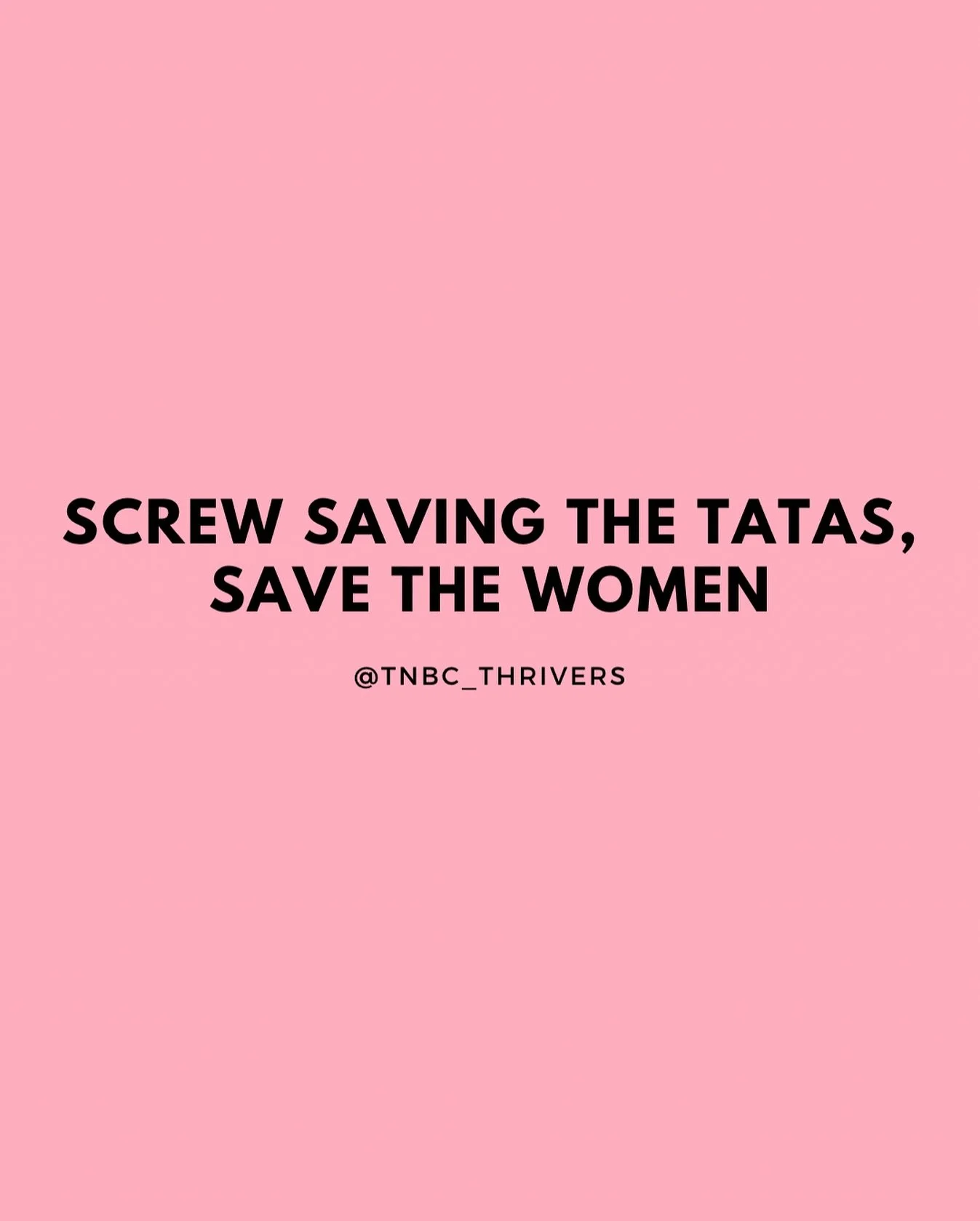 Because &ldquo;tatas&rdquo; are replaceable, women are not

We are more than the breasts on our bodies, we need to change this narrative that makes our lives more valuable than what&rsquo;s on our chests

Get your mammogram, do a self breast exam and