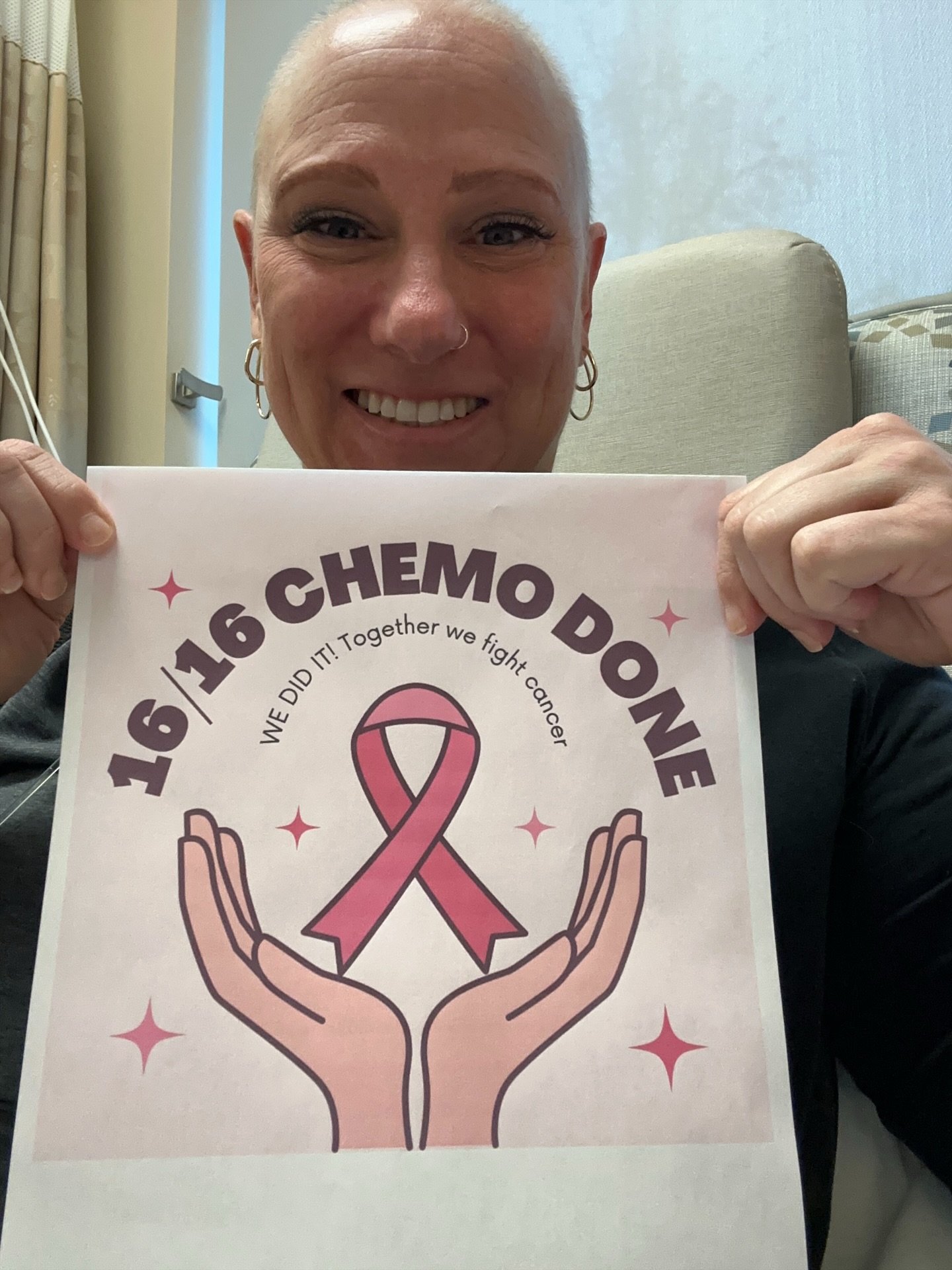 Hi I&rsquo;m Jennifer (@jbuckmas) from Winnipeg Canada. I was diagnosed at 43 with TNBC in May 2024 after finding a swollen lymph node. 

I had never had a routine mammogram and my doctor initially dismissed my swollen lymph node. 

My tumour was 3cm