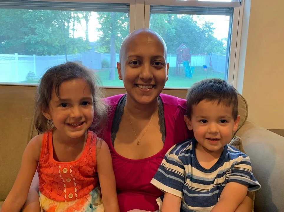 Then and now. Seven years ago on my 33rd birthday, I announced to the Facebook world that I had stage 3 triple negative breast cancer.

I was in the middle of 16 chemo treatments desperately trying to hang on to my eyelashes and eyebrows with a doubl