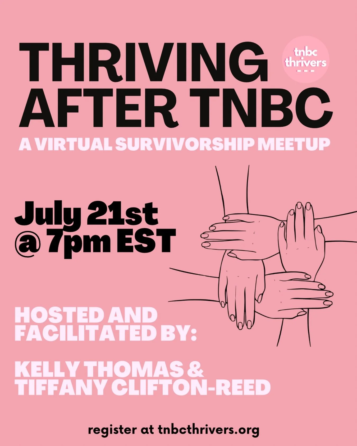 It&rsquo;s almost time for our survivor yap chat! 🗣️

Join us tomorrow at 7pm EST for our triple negative survivorship chat, Thriving After TNBC and we want to hear your NON cancer wins because babe, you&rsquo;re so much more than your cancer diagno