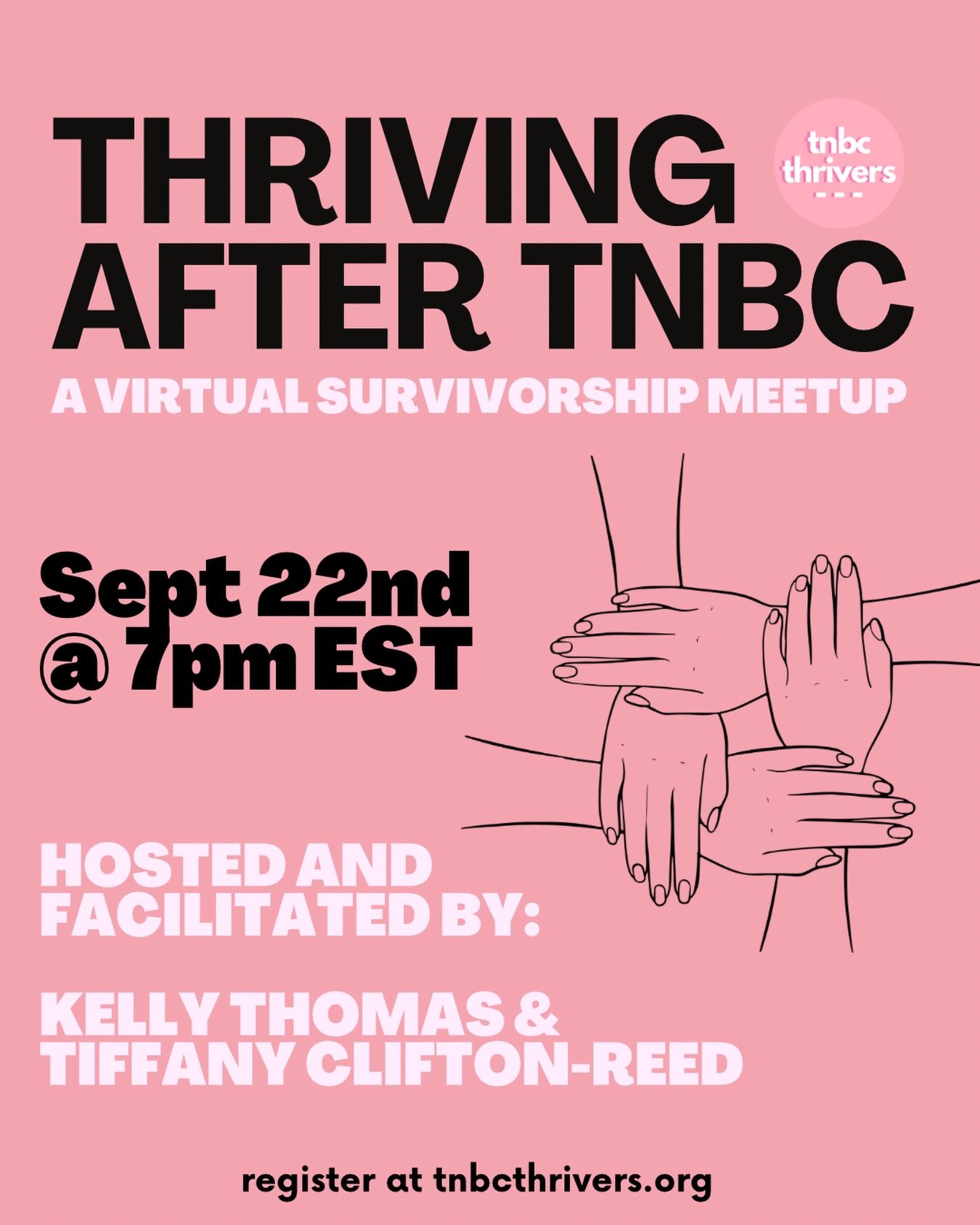 It&rsquo;s almost time for our survivor yap chat! 🗣️

Join us TONIGHT at 7pm EST for our triple negative survivorship chat, Thriving After TNBC and we want to hear your NON cancer wins because babe, you&rsquo;re so much more than your cancer diagnos