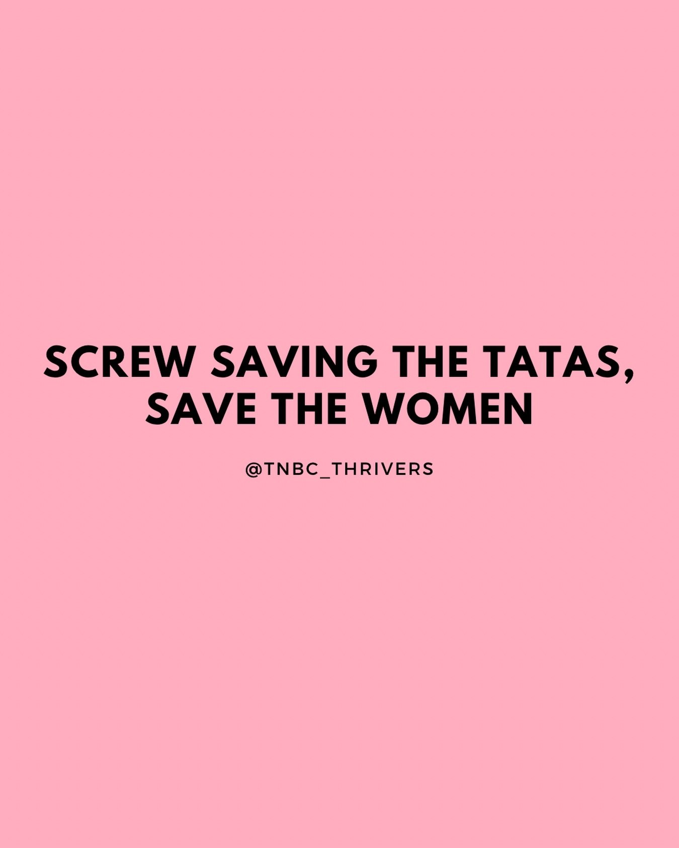 that&rsquo;s it, that&rsquo;s the post 🎗️

#savethewomen #breastcanceractionmonth #tnbcthrivers