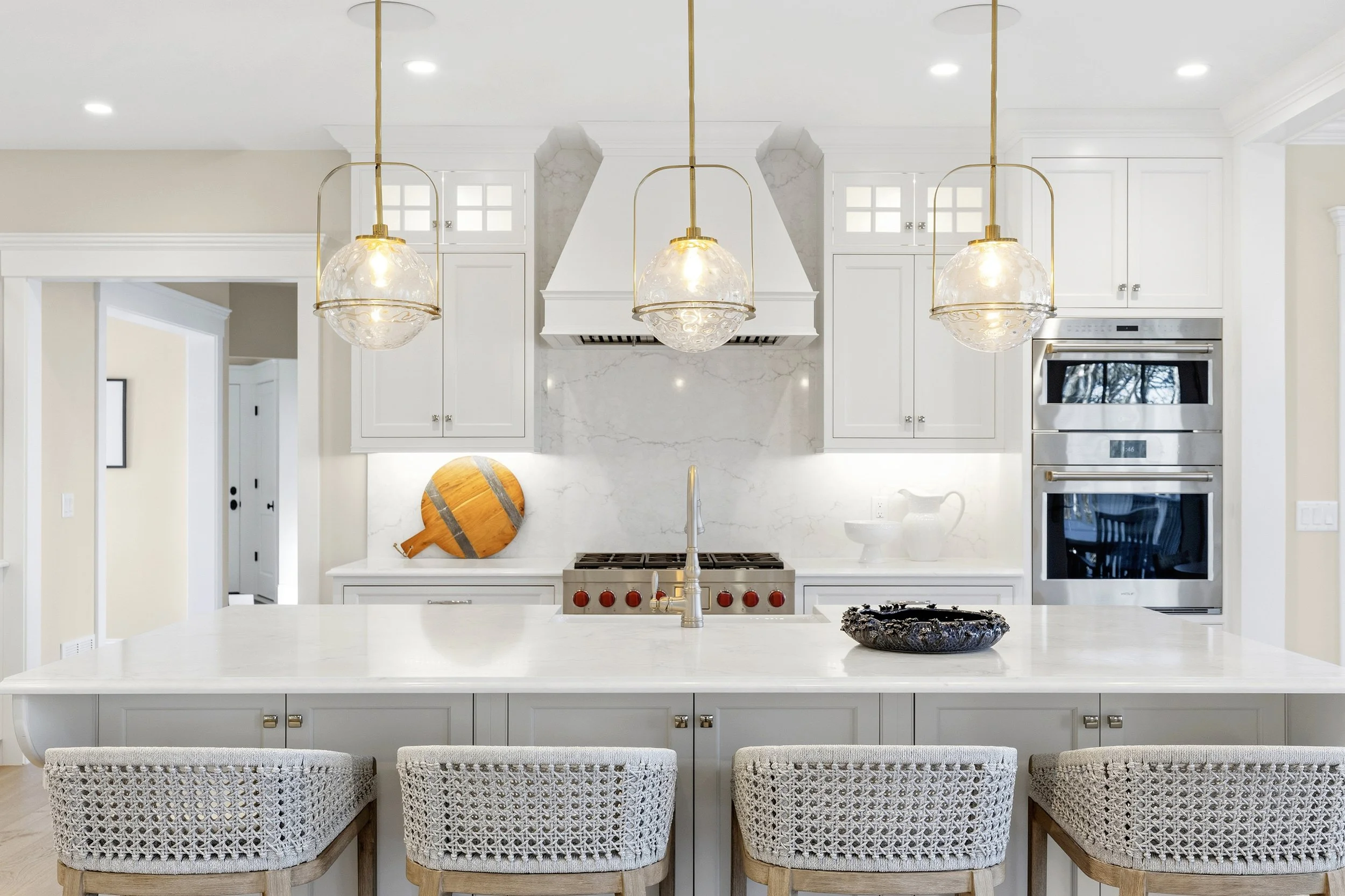 coastal cape cod kitchen white cabinetry