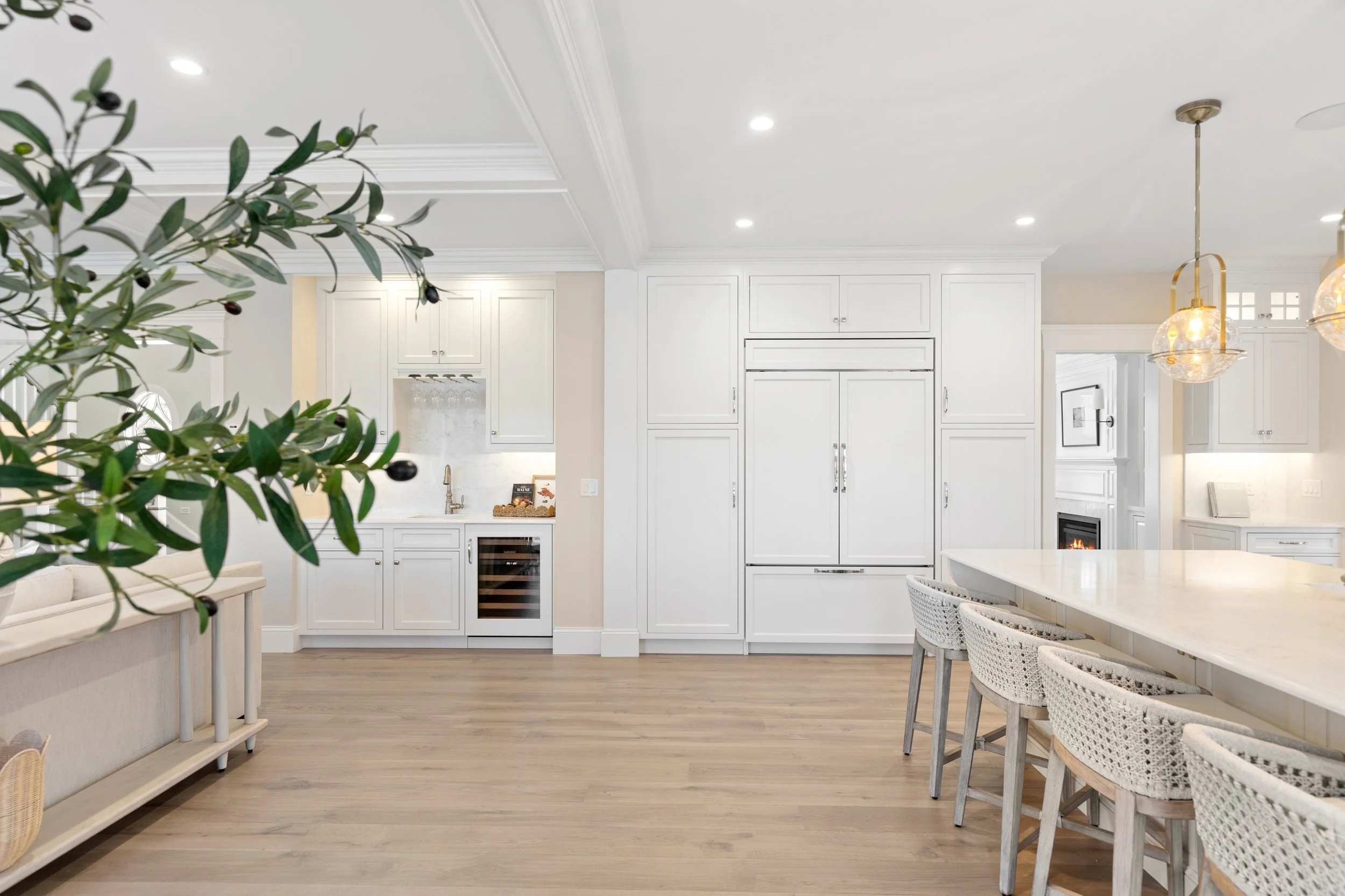 coastal cape cod kitchen white cabinetry