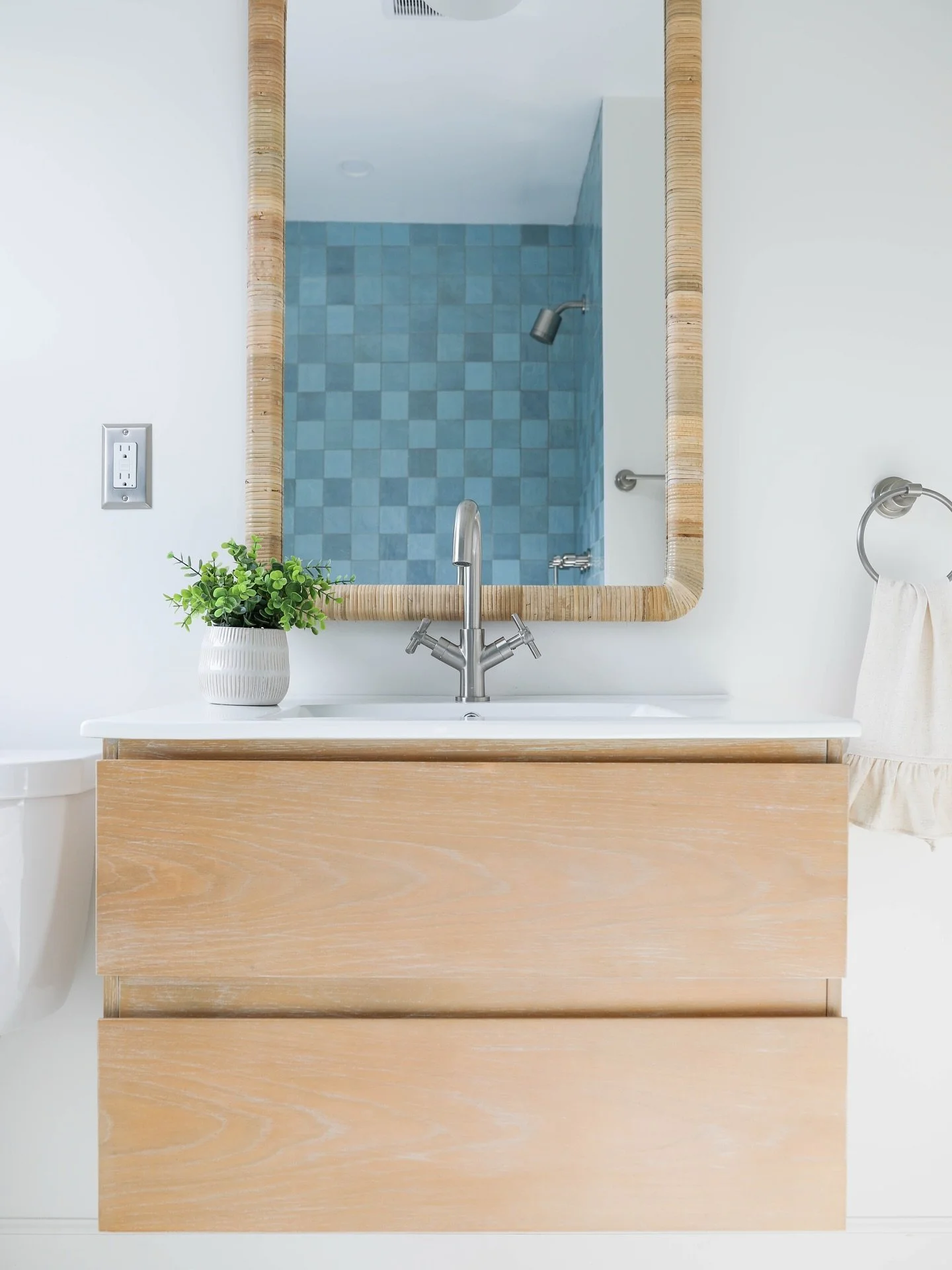 the bathroom designs at our hog creek project were a fun challenge &mdash; designing for a real unknown. We were always planning to sell this one, so I had to make decisions without knowing who we&rsquo;d be selling to &mdash; a seasonal or year roun