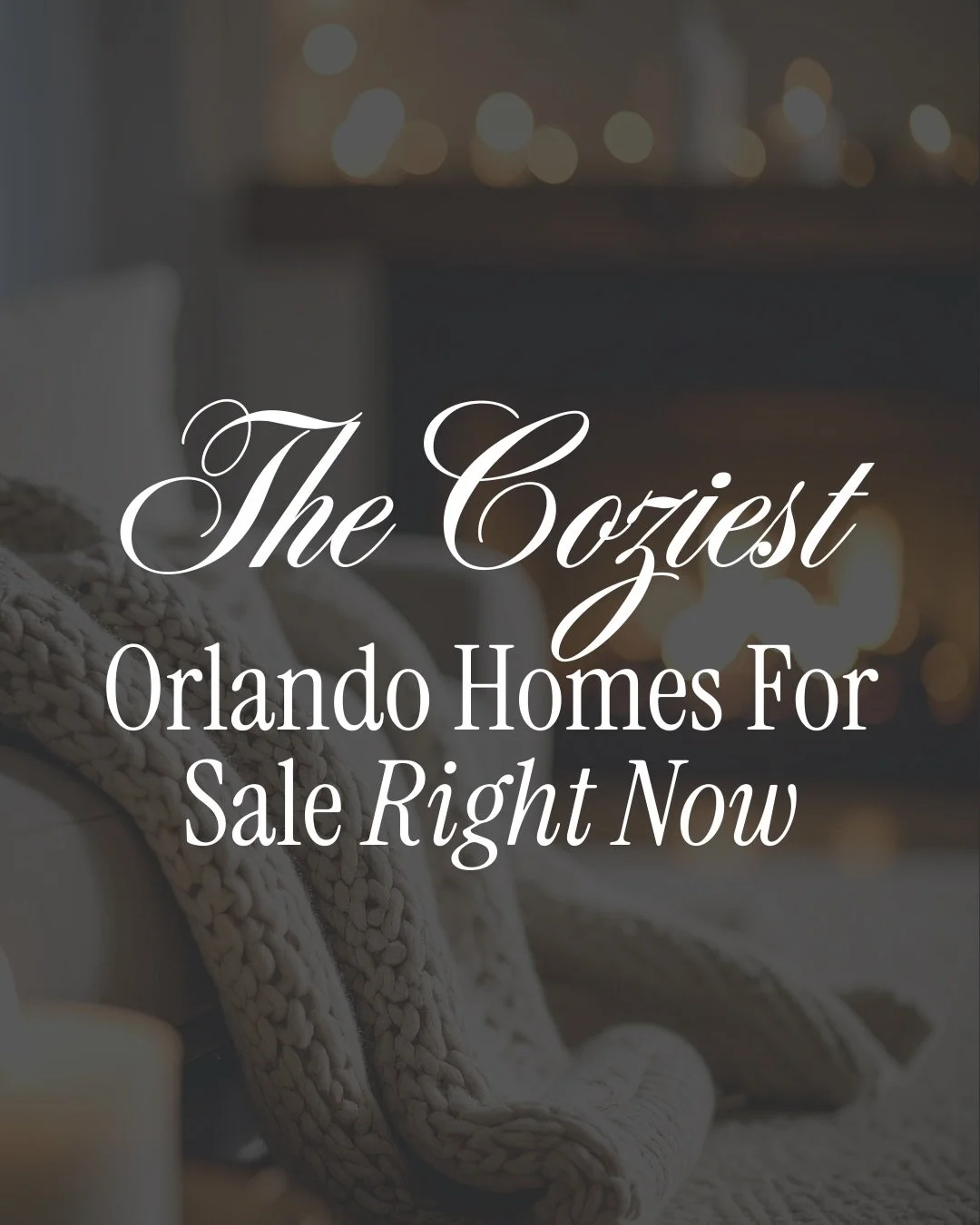 If you&rsquo;re dreaming of a warm, inviting home in Orlando, Florida this winter&hellip; these homes deliver.

And they&rsquo;re for sale (as of the time that I posted this).

From fireplaces in Heathrow to sun-drenched living rooms near Lake Baldwi