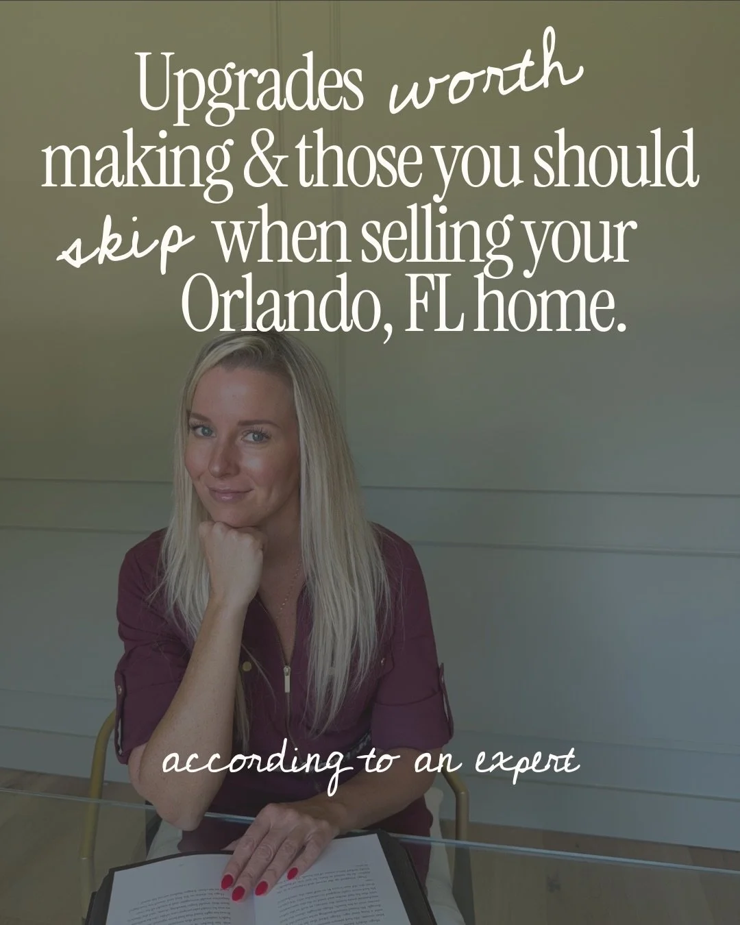 The truth is: you can impact buyer perception of value. 

The work you do or don&rsquo;t do to your home when selling can and often does impact value.

But it can be a slippery slope. I&rsquo;ve seen sellers make totally unnecessary upgrades that cos