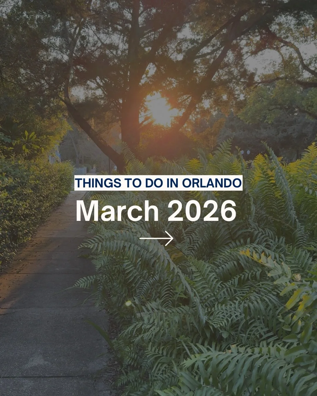Looking for things to do in the Orlando area this March? 

There are so many fun events going on in Greater Orlando all spring. Swipe through to see the full list.

Comment LOCAL for my full Orlando, Florida Local Guide. 

A few that I&rsquo;m really