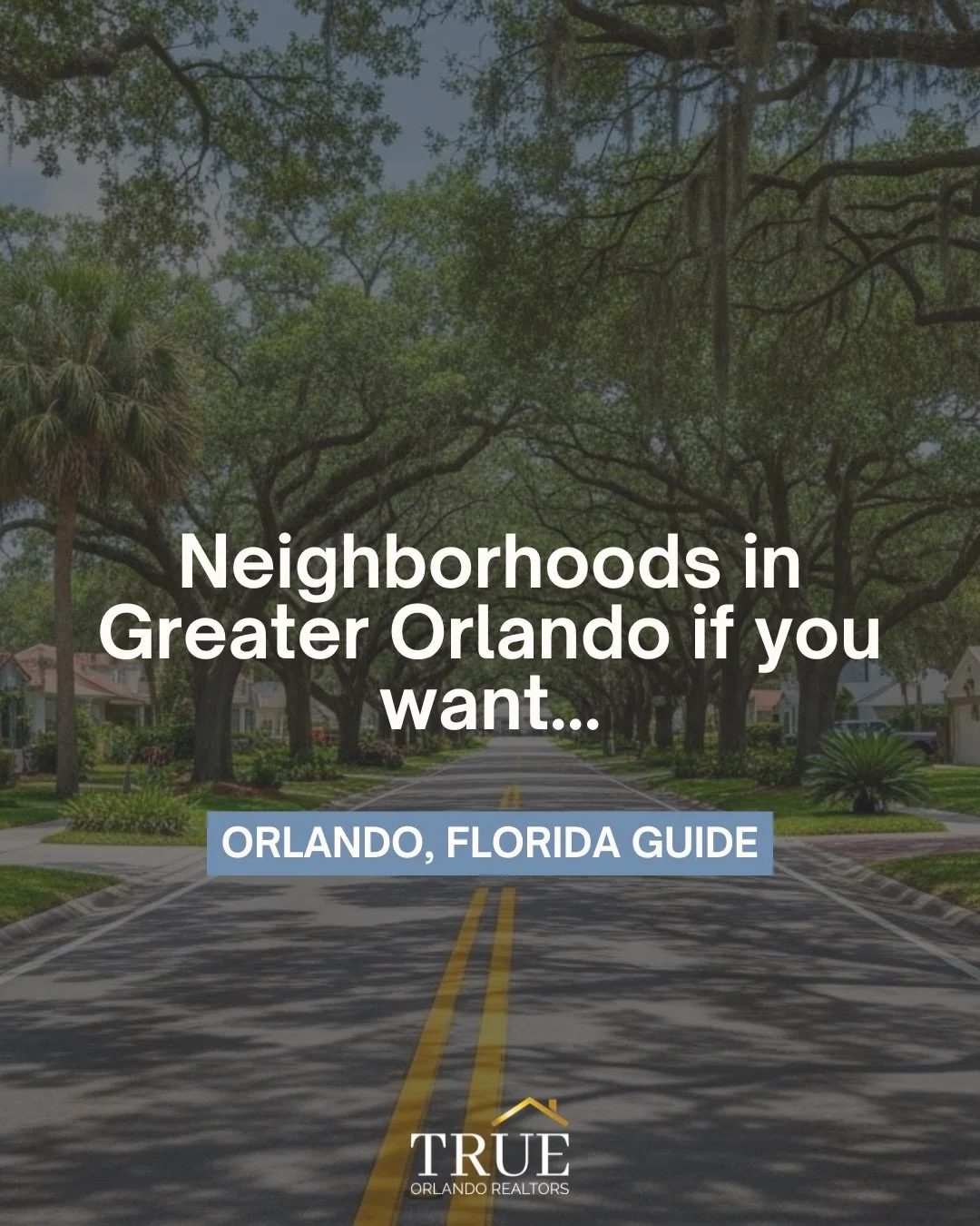 When it comes to Orlando, I&rsquo;d argue that where you live matters more than the house itself.

You can change just about anything about a house except the lot, the street it sits on and the neighborhood you&rsquo;re part of. Plus, the neighborhoo