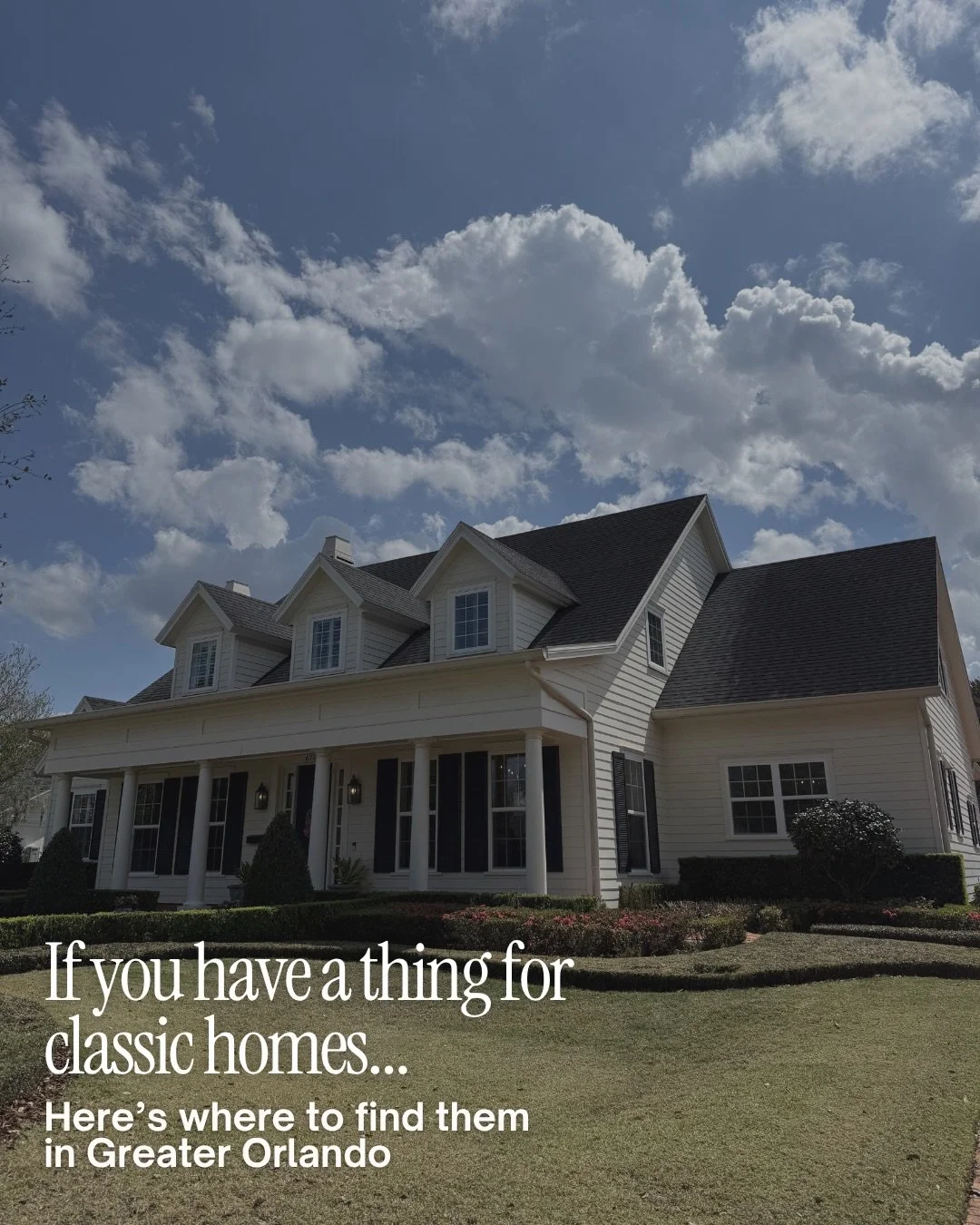 If classic homes make you swoon, this post is for you.

You can find classic homes around Orlando, Florida and the surrounding Greater Orlando area. They aren&rsquo;t typically concentrated in one specific neighborhood.

Swipe through to see various 