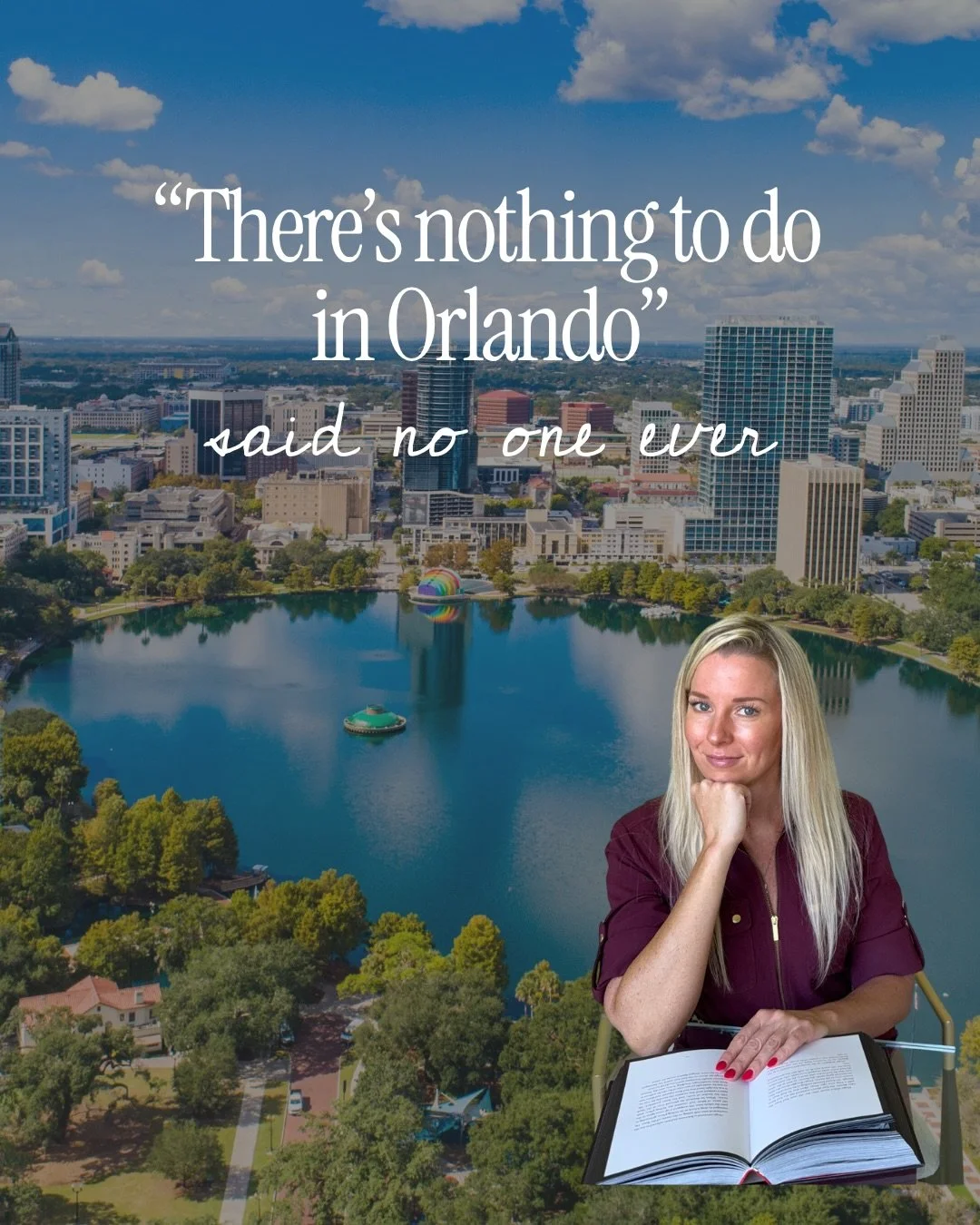 Comment LOCAL and I'll send you my free Orlando local guide.

"There's nothing to do in Orlando" is something I will never understand.

There are so many incredible things to do in Greater Orlando and across Seminole &amp; Orange Counties. 