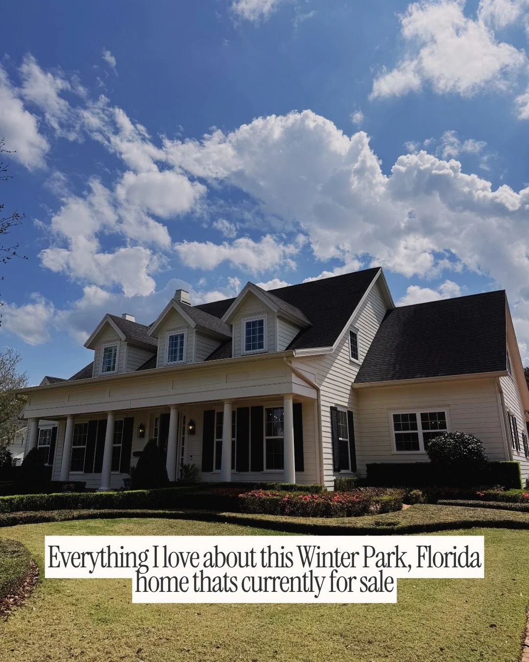 Comment LISTING and I'll send you all the details straight to your DMs.

Sharing everything I love about this Winter Park, Florida home. And the good news, it&rsquo;s for sale.

This custom built home by Winter Park Builder, Charles Clayton, just off