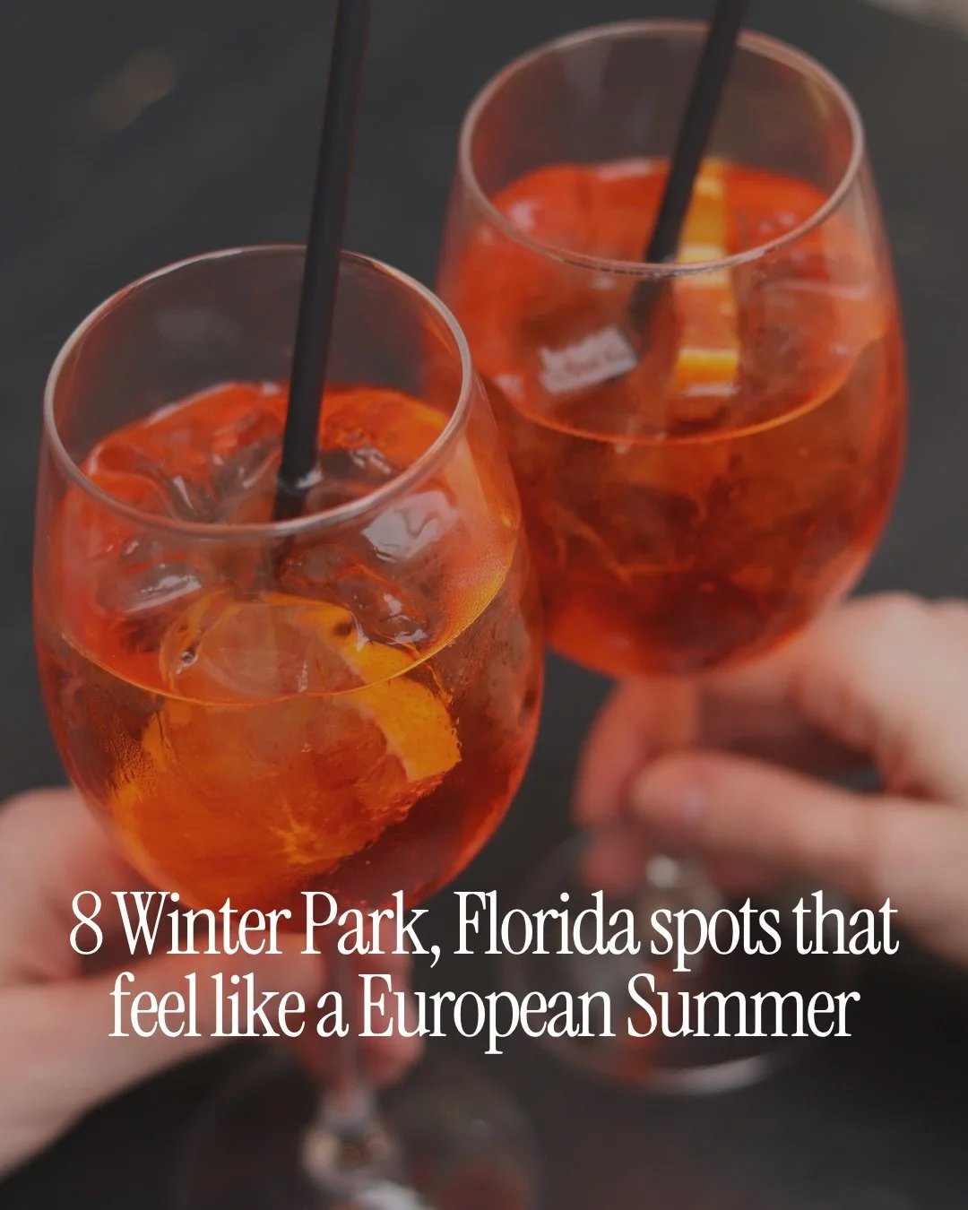 Comment LOCAL and I'll send you my Orlando Local&rsquo;s guide.

You don't need a passport to feel like you're in Europe this summer.

Winter Park, Florida has it all.

The outdoor cafes on Park Avenue like Croissant Gourmet. The golden-hour walks al
