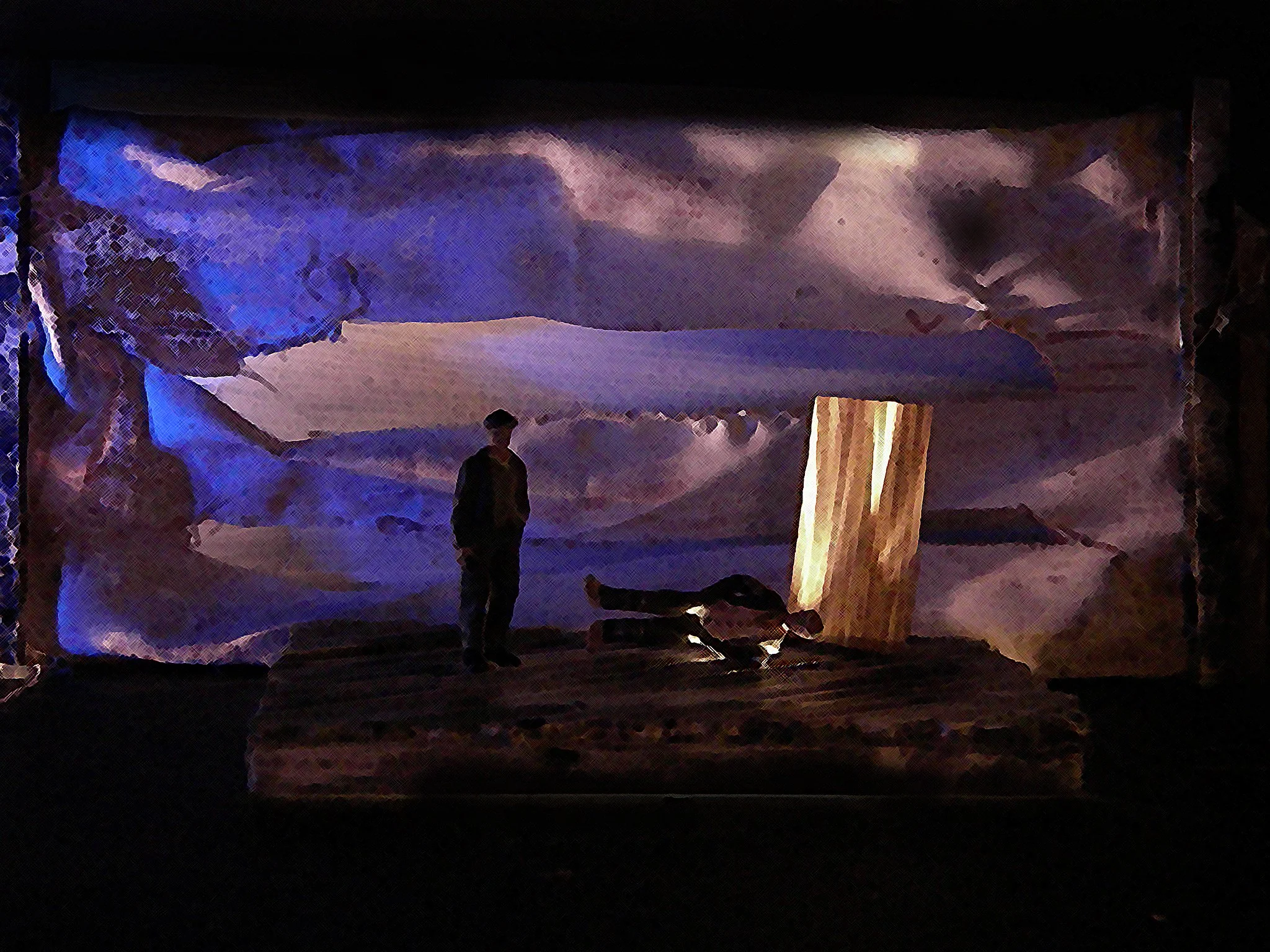 Joy of Going Somewhere Definite Model - Set Design
