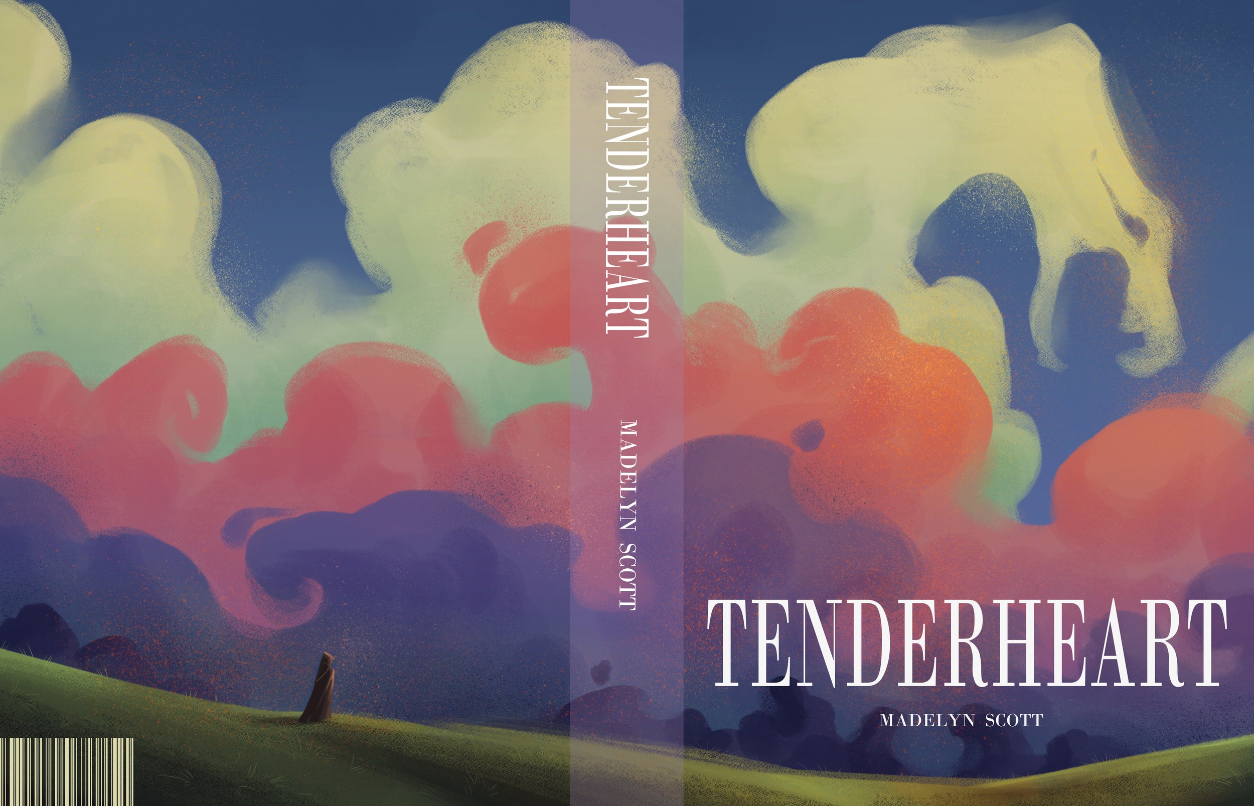 "Book Cover Project: Tenderheart" digital illustration, 2025