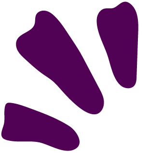 Abstract purple shapes.