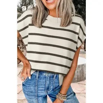 striped side slit